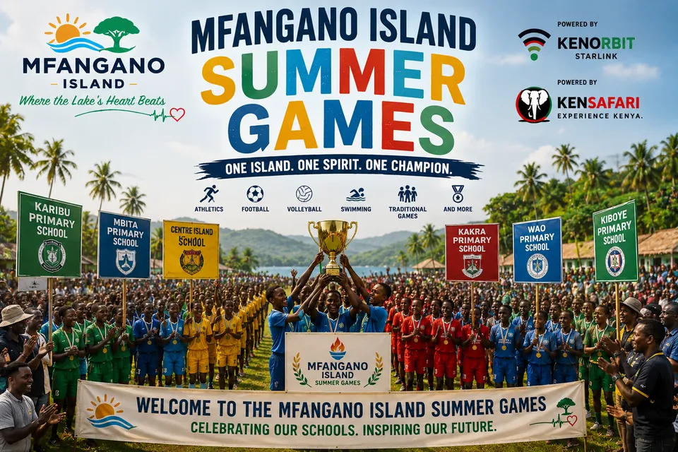 Illustration: Mfangano Summer Games, Mfangano Island