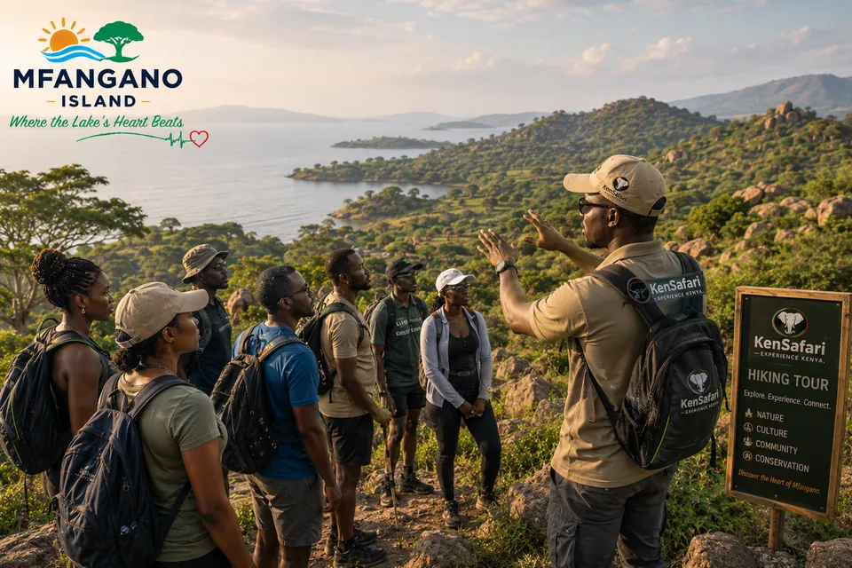 Illustration: Hiking, Mfangano Island
