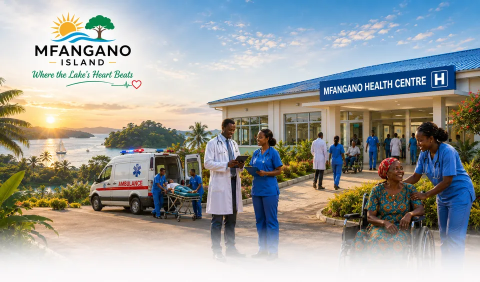 Mchoro: Vituo vya afya, Kisiwa cha Mfangano