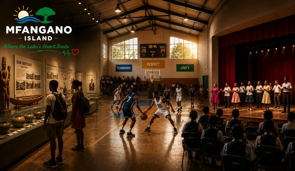 Illustration: Indoor Activities, Mfangano Island