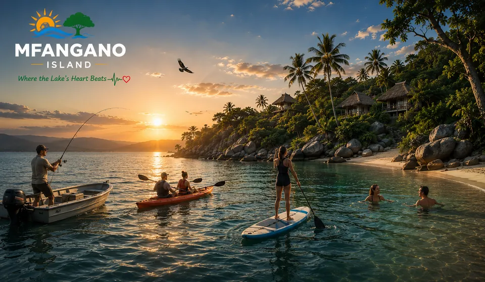 Illustration: Water Activities, Mfangano Island
